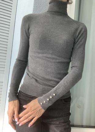 Zara knit гольф водолазка