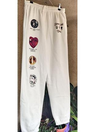 Спортивні штани. жіночі. утеплені. беж.