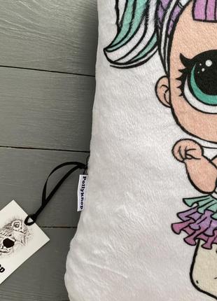 Подушка игрушка,двухсторонняя плюшевая кукла лол