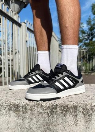 Чоловічі кросівки Adidas vulc raid3r skateboarding shoes shadow navy shadow navy cloud white gy5494 black grey