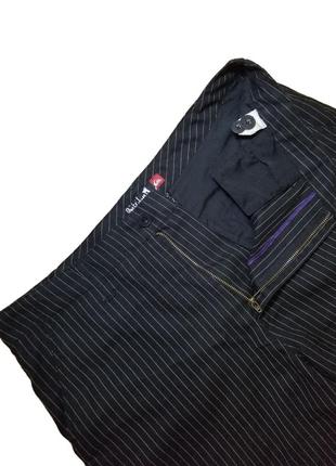 Винтажные шорты quiksilver chino black pin stripe3 фото