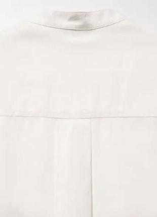 Платье-рубашка из смесовой льняной ткани uniqlo р. m/38/10.9 фото