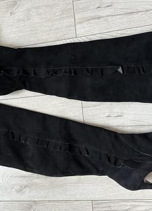 Качественные замшевые ботфорты сапоги от bata2 фото