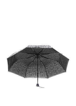 Жіночий механічний парасольку baldinini 611 чорно-білий2 фото