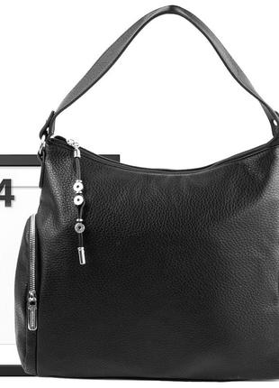 Женская повседневная сумка из кожзама черная valiria fashion oda9096-29 фото