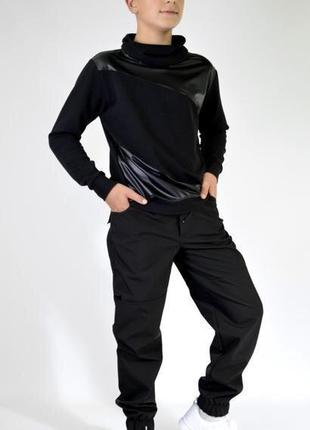 Штани джогери теплі на флісі , дитячі штани на хлопчика теплі