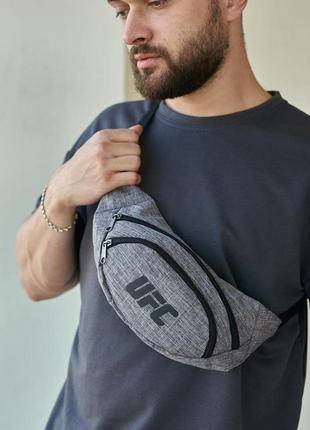 Бананка сірий меланж ufc