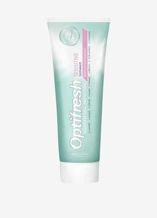 Зубная паста для чувствительных зубов optifresh от oriflame2 фото