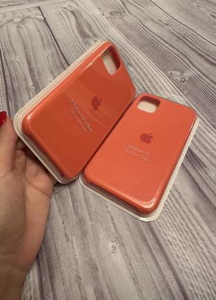 Чохол на iphone колір apricot4 фото