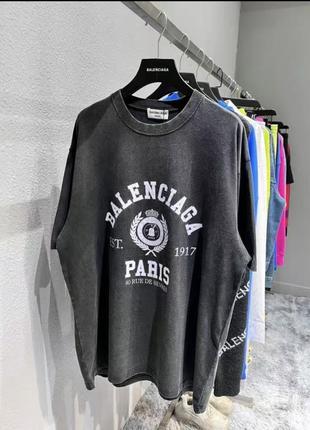 Футболка оверсайз в стиле balenciaga1 фото