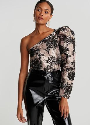 Блуза на одно плечо gina tricot, швеция