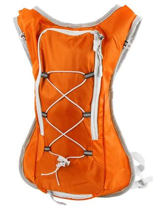 Чоловічий спортивний рюкзак з поліестеру помаранчевий valiria fashion 5detbu3622-8