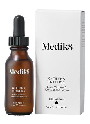 Антиоксидантна сироватка з ліпідним вітаміном із medik8 c-tetra lipid vitamin з radiance serum, 30 мл