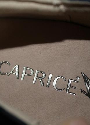 Шкіряні кеди, напівчеревики caprice, 40.5 розмір3 фото