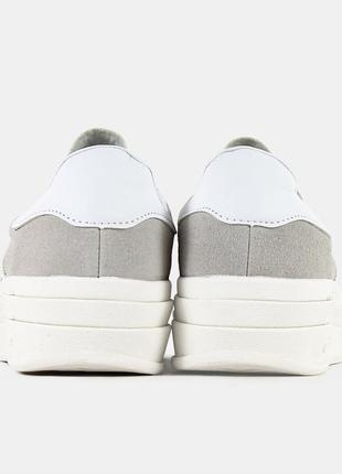 Adidas gazelle light grey4 фото