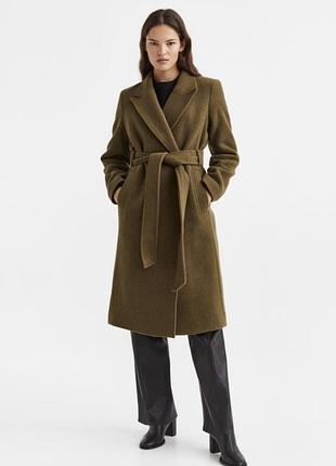 Вовняне зимове  пальто h&amp;m premium selection 💝