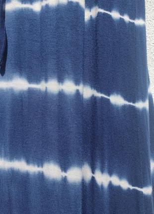 Довге трикотажне синє плаття в смужку south (англія) на високий зріст8 фото