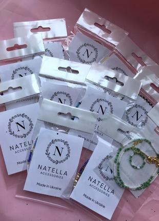 Чокер из бисера (цвет/размер может быть разный)3 фото