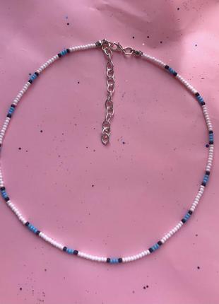 Чокер из бисера (цвет/размер может быть разный)2 фото