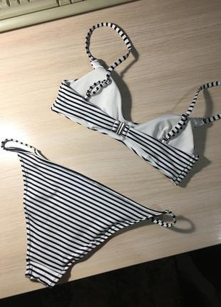 Купальник h&m striped bikini - s9 фото
