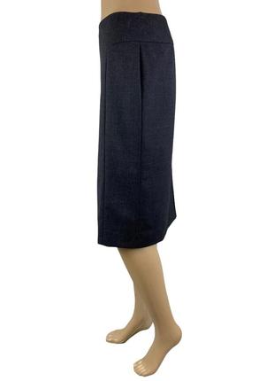 Шерстяная классическая юбка jil sander2 фото