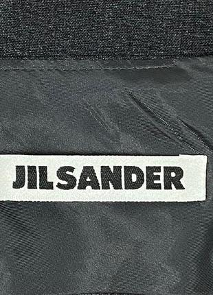 Шерстяная классическая юбка jil sander10 фото