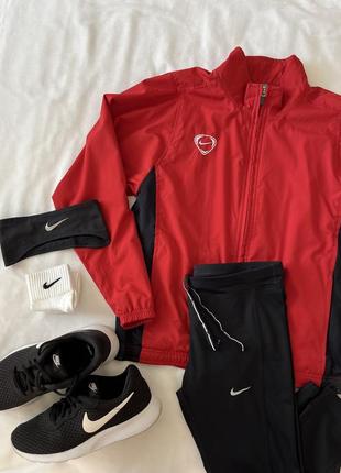 nike multi вітровка кофта-олімпійка зіп куртка y2k