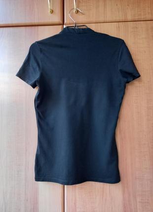 Женская стретчевая котоновая приталенная футболка, майка comma.3 фото