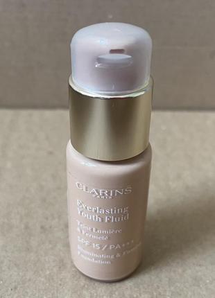 Clarins everlasting youth fluid тональний флюїд #108.5 cashew, 15ml1 фото