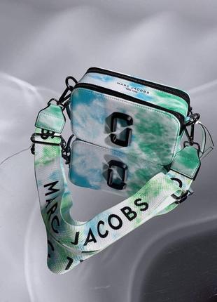 Marc jacobs the snapshot tie dye green 20x12х7