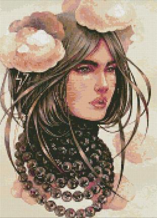 Алмазна мозаїка "хмарливі думки" ©lesya_nedzelska_art ідейка amo7373 40х50 см