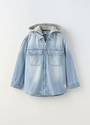 Джинсова куртка для хлопчиків zara kids