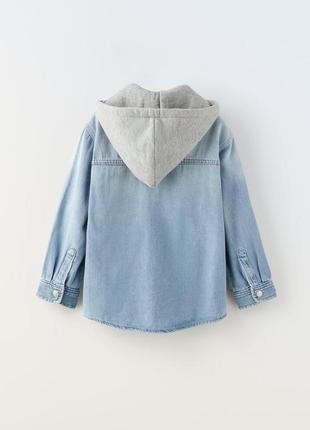 Джинсовая куртка для мальчиков zara kids