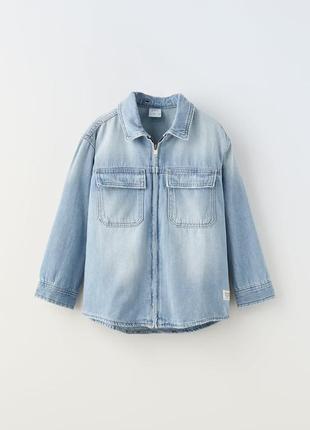 Джинсовая куртка для мальчиков zara kids