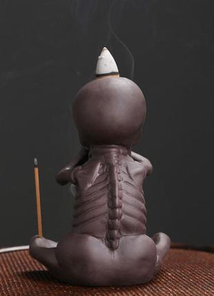 Підставка "рідкий дим" кераміка "скелет" нічого не скажу3 фото