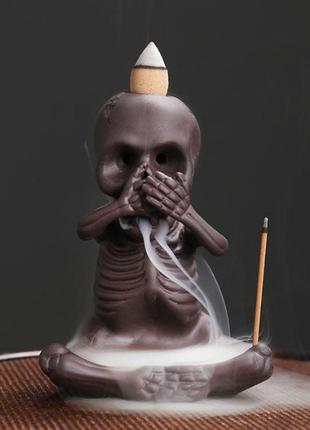 Підставка "рідкий дим" кераміка "скелет" нічого не скажу