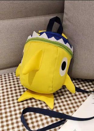 Рюкзак з поводком дитячий акула
