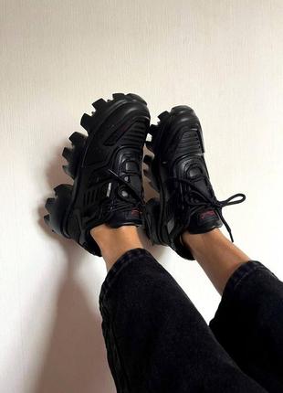 Кроссовки женские, массивные кроссовки drada sneakers black3 фото