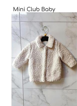 Крутая шубка тедди для девочки mini club baby
