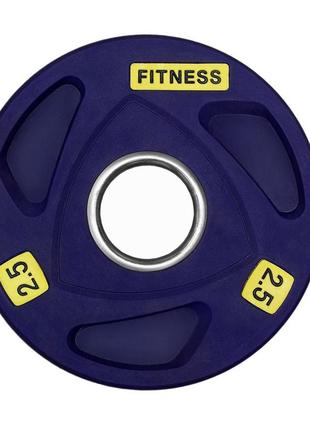 Диск для олимпийской штанги  vnk pro 2,5 кг  1 шт  блин профессиональный металический 51 мм