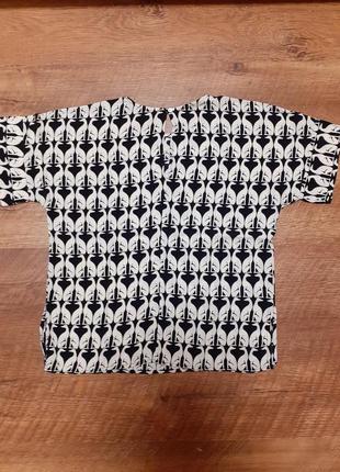 Блуза с принтом в египетском стиле h&m