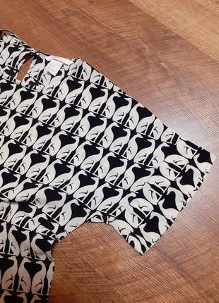 Блуза с принтом в египетском стиле h&m