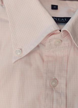 Сорочка-теніска в рожеву клітинку