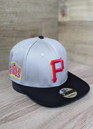 Кепка снепбек репперка, new era, pitsburg pirates, baseball usa