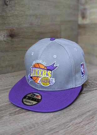 Кепка nba снепбек репперка, new era, los angeles lakers