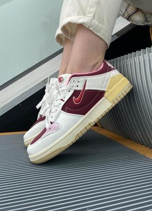 Жіночі кросівки nike dunk low disrupt 2 valentines day 37-382 фото