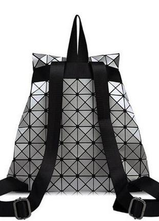 Модный рюкзак женский городской. яркий рюкзак хамелеон bao bao issey miyake. рюкзак для девочки5 фото