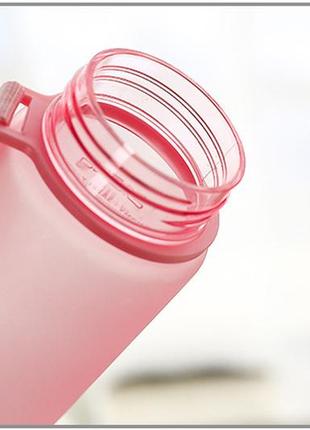 Пляшка спортивна для води пластикова для тренувань casno 850 мл kxn-1183 рожева ku-224 фото