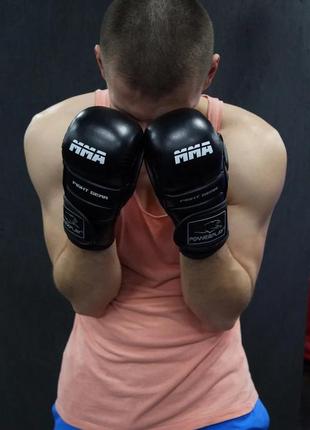 Перчатки для mma тренировочные спортивные перчатки для единоборств powerplay 3026...