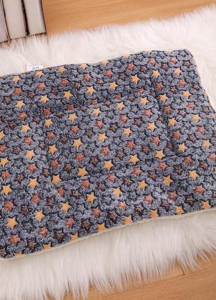 Лежак для домашньої тварини для котів та собак taotaopets 573301 gray stars s (50*35 см) ku-223 фото